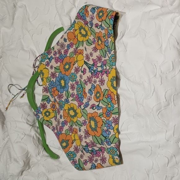 Zara XXL Halter Crop Backless Flower High Neck Top - Picture 4 of 7